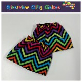 New Style Sock Protectors / Sock Savers / Burr Guards / Gaiters (Double Thickness and Reversible) - Colourful Chevron New Style Sock Protectors / Sock Savers / Burr Guards / Gaiters (Double Thickness and Reversible) - Colourful Chevron